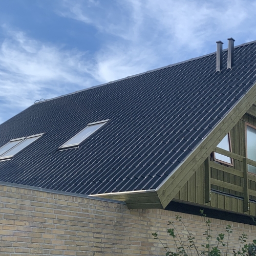 Maling af ståltag i Viborg