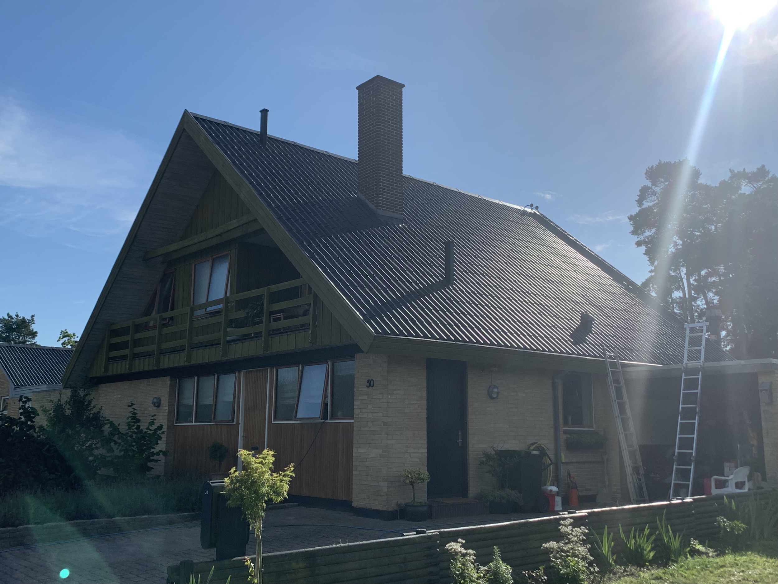 Maling af ståltag i Randers